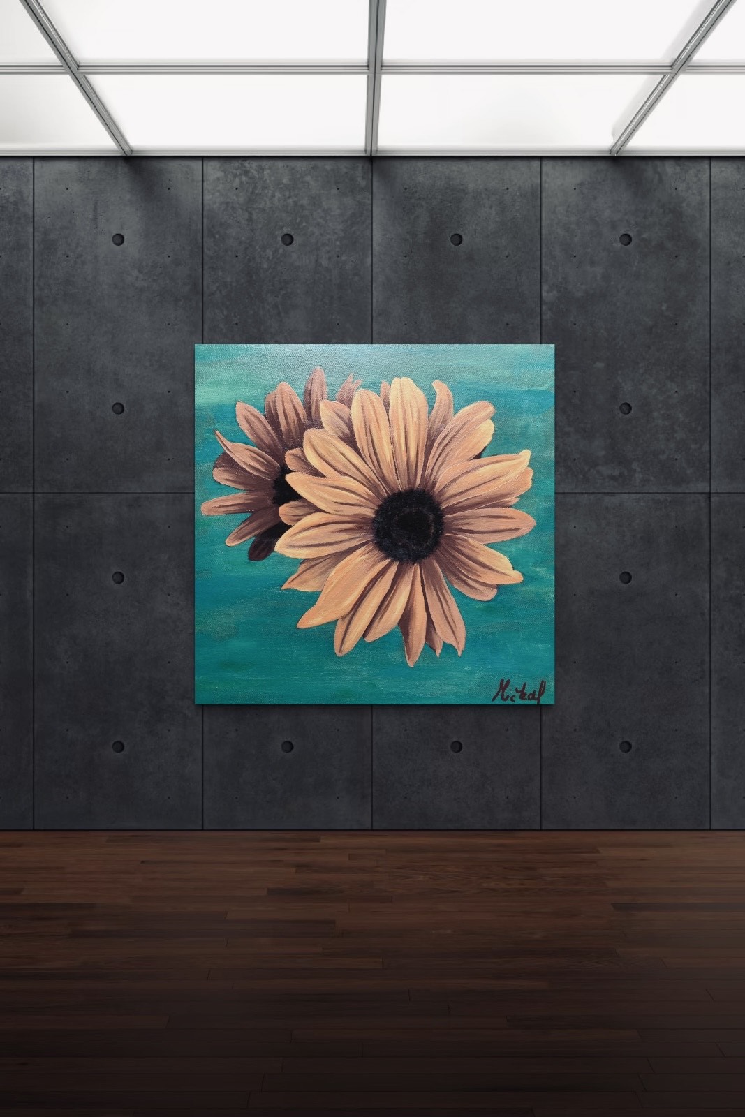 Sunflower painting